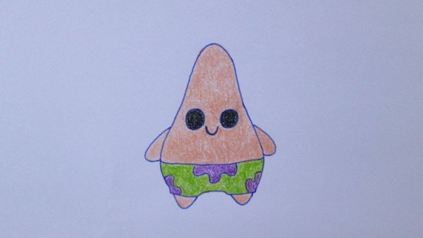 Патрик рисунок для срисовки