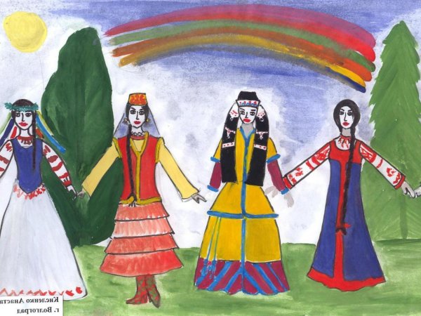 Рисунок на тему единство народов