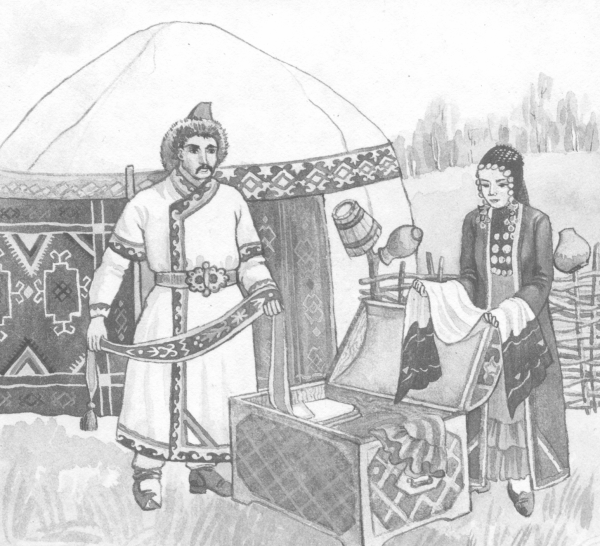 Башкиры раскраска