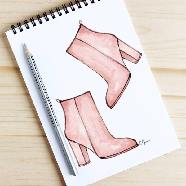 Стильная одежда карандашом