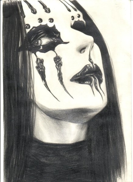 Темный лес акварелью