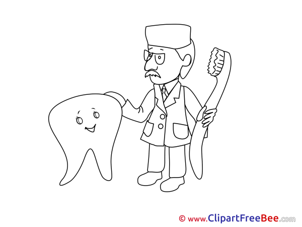 Стоматолог рисунок