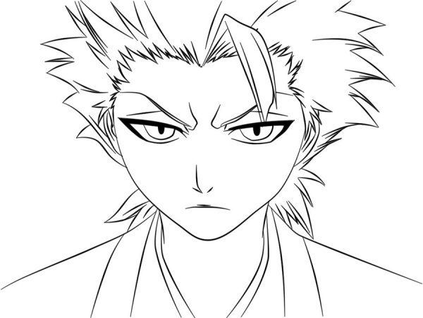 Раскраски Блич Ичиго