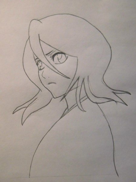 Блич для срисовки карандашом