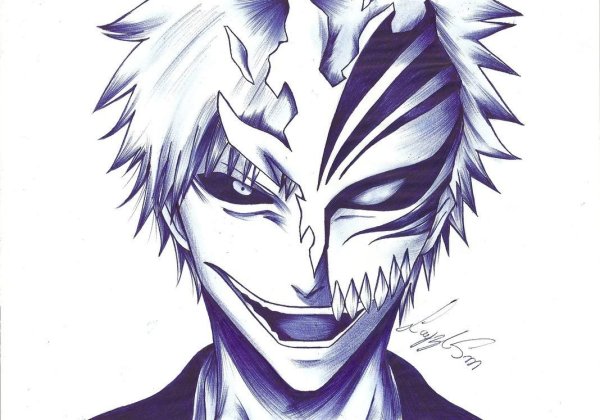 Ичиго Куросаки Lineart