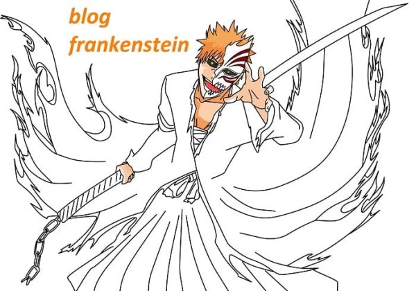 Бьякуя Кучики рисунок