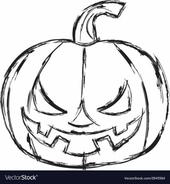 Тыква рисунок