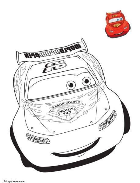 Молния Маквин раскраска