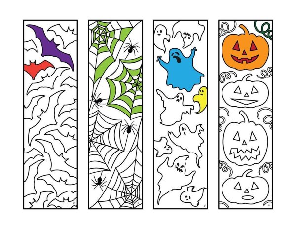 Закладки раскраски