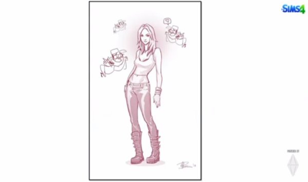 Раскраска симс 4
