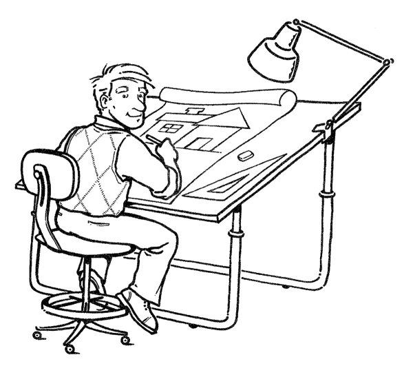 Рабочие профессии разукрашка