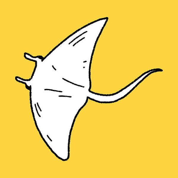 Скат нарисовать легко