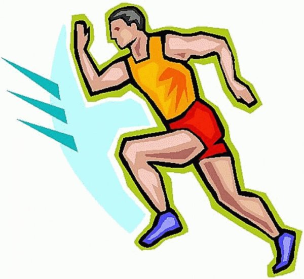 Изображение бегущего спортсмена