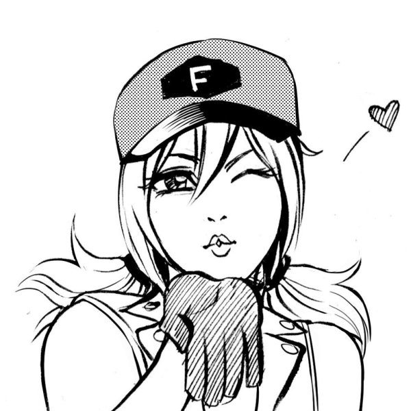 Раскраска фри фаер девочки