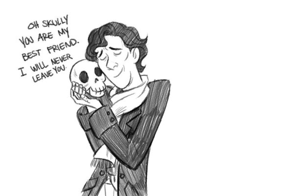 Шерлок арт для срисовки