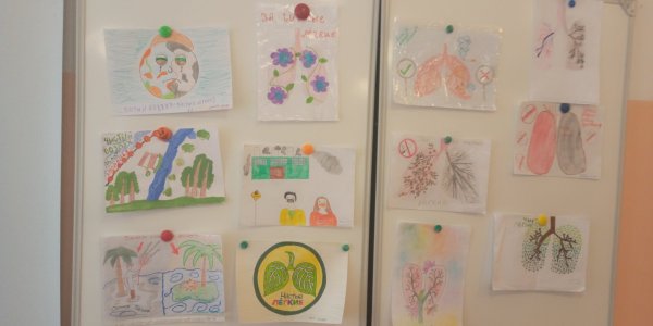 Плакат мы за чистые легкие