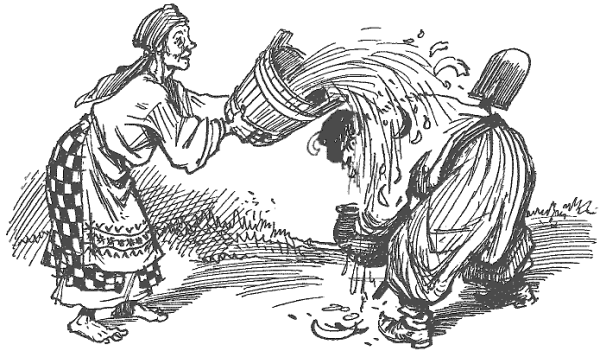 Иллюстрация к повести Гоголя Заколдованное место