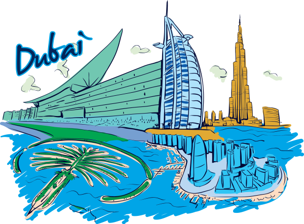 Арабские эмираты вектор