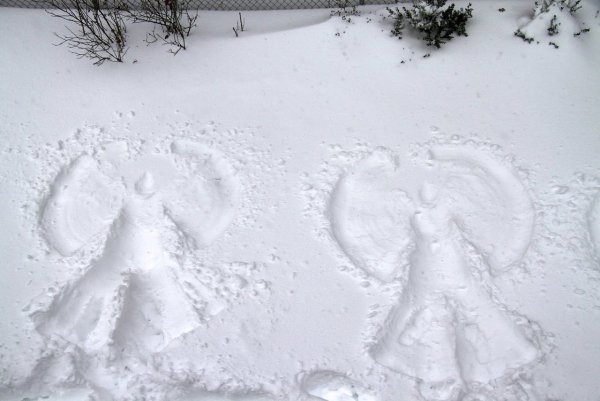 Зима карандашом