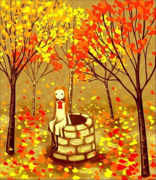 Рисунок на тему осенний бал