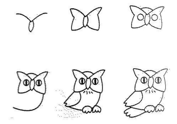 Рисунки лёгкие для начинающих