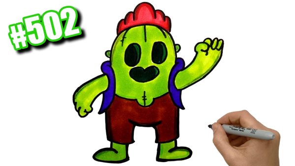 Спайк из Браво карандашом