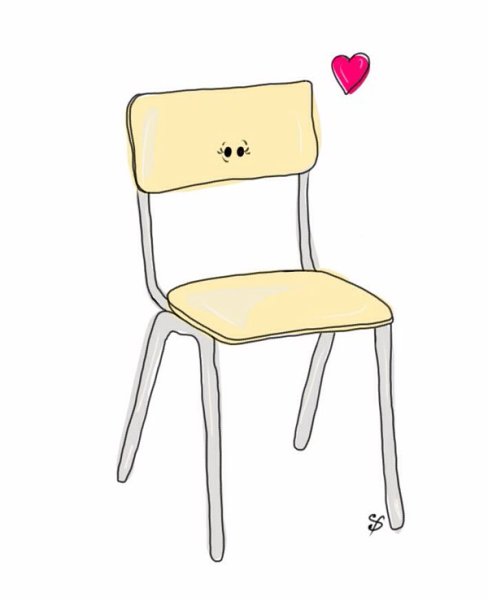 Нарисовать стульчик