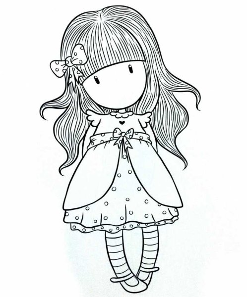 Santoro Gorjuss раскраска