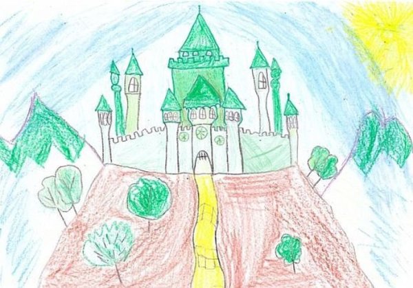 Колобок рисунок для детей