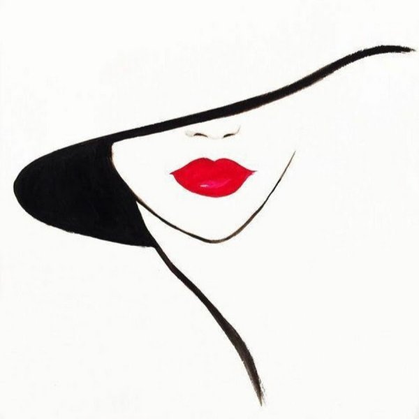 Девушка рисунок