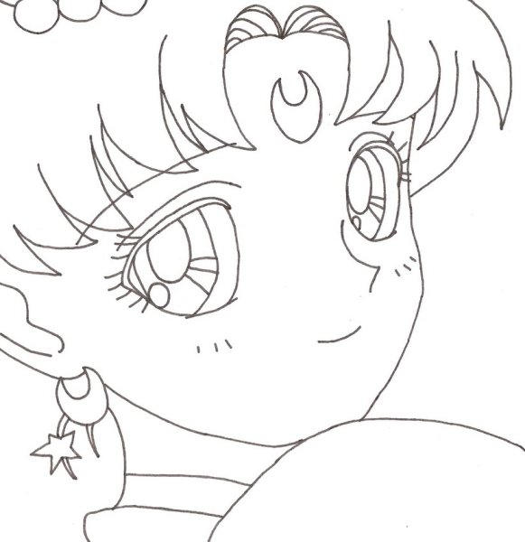 Раскраски сейлормун Усаги