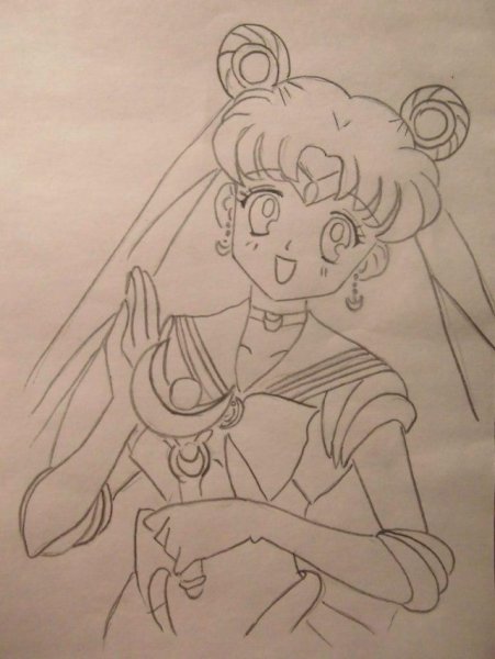 Сейлормун Королева Серенити раскраска