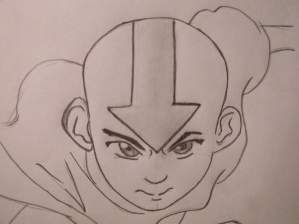 Аватар Легенда об Аанге для срисовки