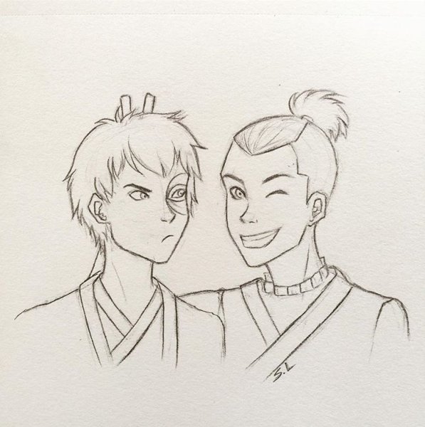 Зуко и аанг скетчи