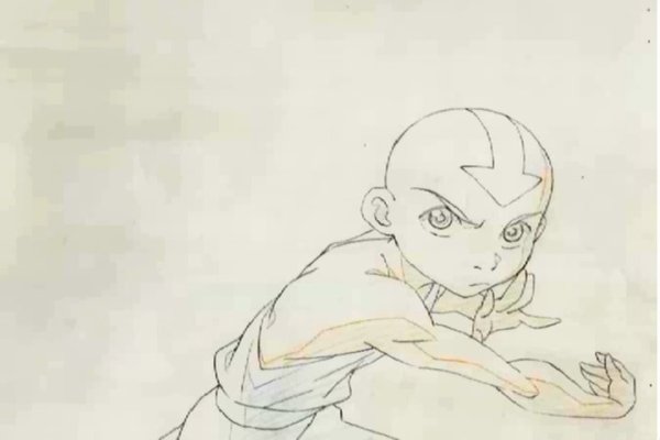 Лёгкие рисунки аватар Легенда об Аанге