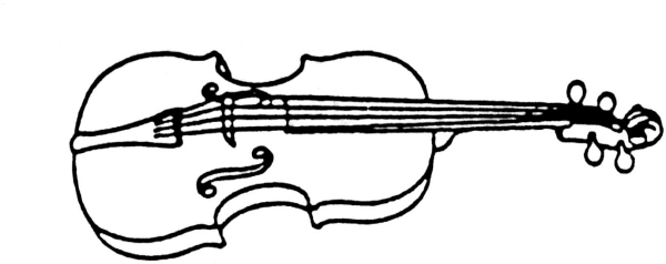 Нарисовать скрипку