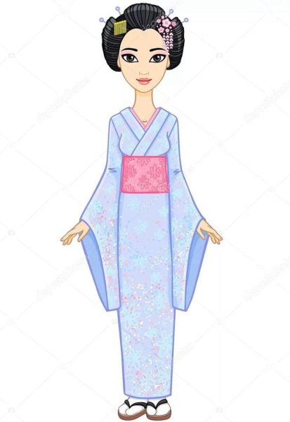 Японка рисунок