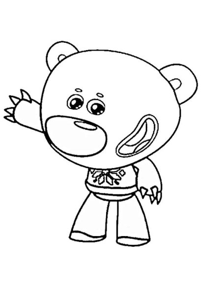 Раскраска мимишки