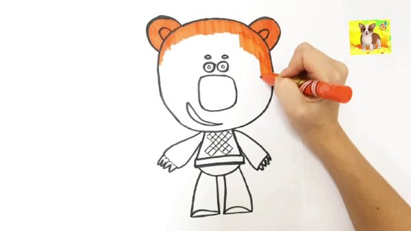 Рисуем Кешу из Мимимишки