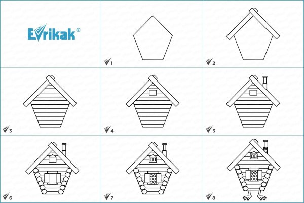 Русский Терем раскраска