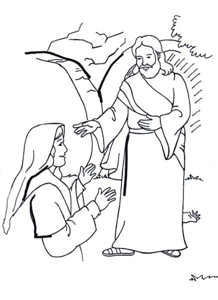 Крест раскраска для детей