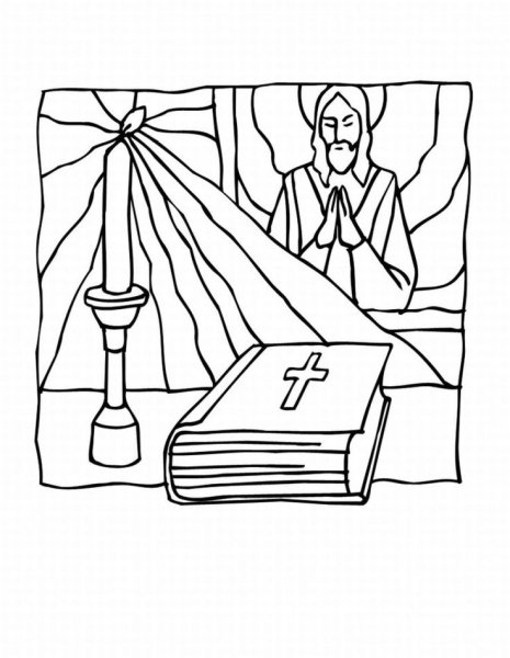 Раскраска с Пасхой Христовой