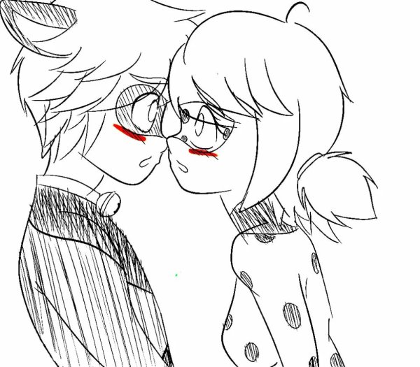 Раскраски леди баг и супер кот Маринет