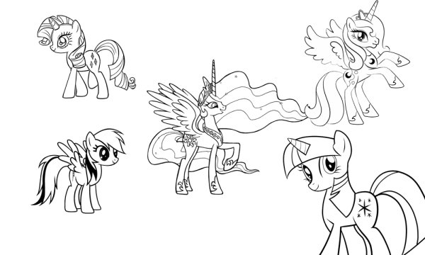 Рисунки пони Дружба это чудо