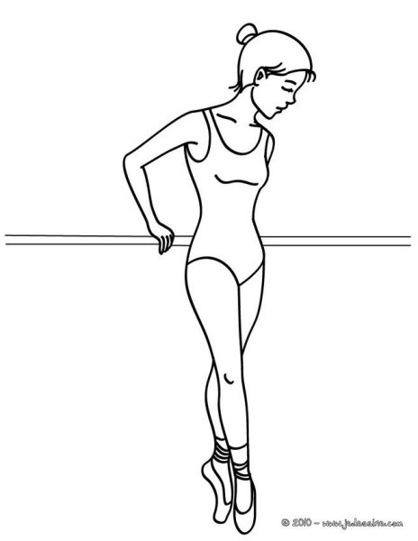 Спортивные девушки карандашом