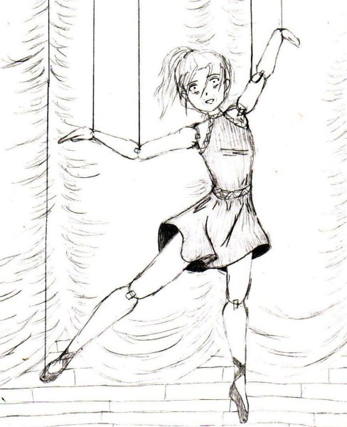 Рисовать куклу марионетку