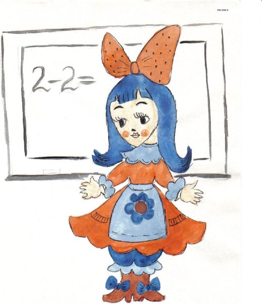 Раскраска кукла марионетка