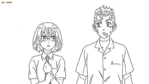 Хината Тачибана раскраска