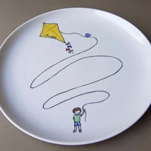 Роспись одноразовых тарелок