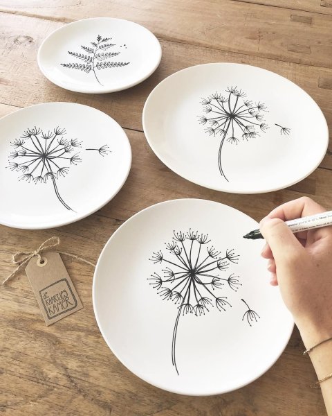 Тарелка с рыбками